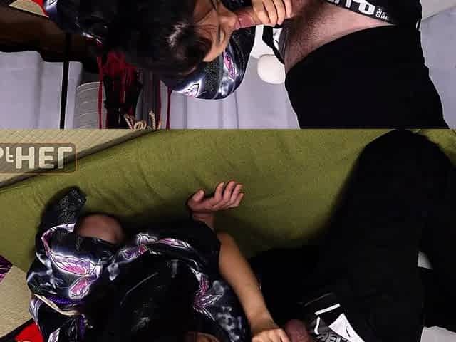 Deep ANAL with a pretty Japanese kimono model