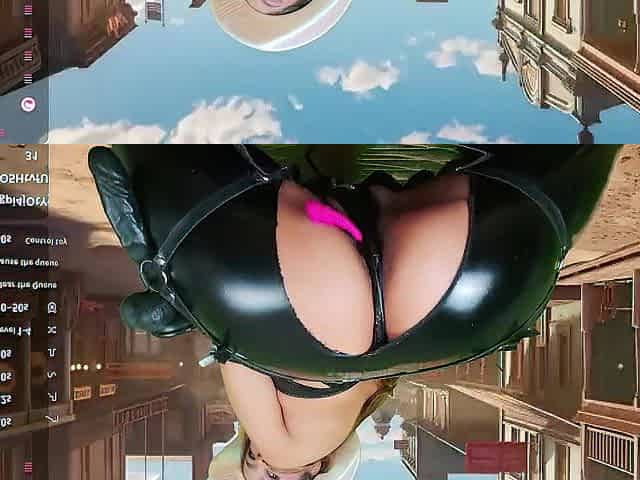 CUTE COWGIRL WISHES A LARGE KNOB TO RIDE WILDLY!