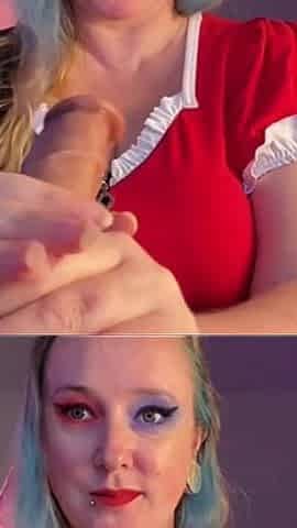 Harley Quinn Does Handjob