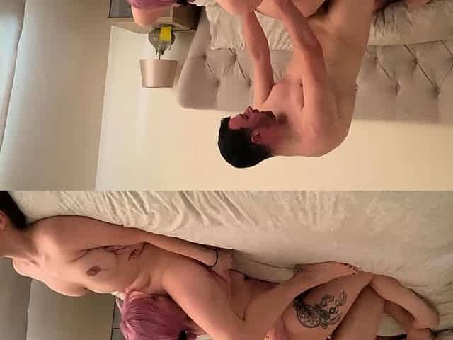 Amateur redhead girlfriend blowjob and anal with creampie