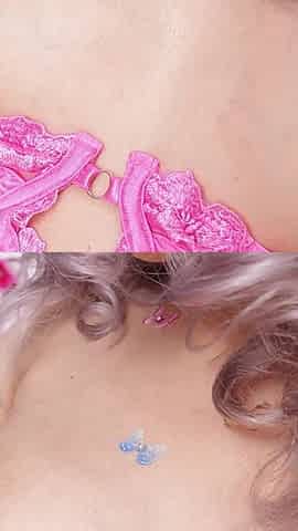 Hot Blonde Plays with Tits and Polishes Dildo All the Way!