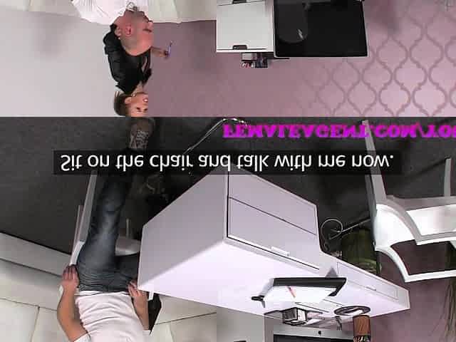 FemaleAgent Teasing agent filled full of cum in hawt casting