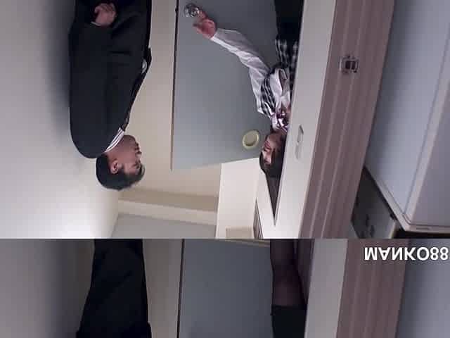 Chubby girl with big natural tits gets fucked in the office