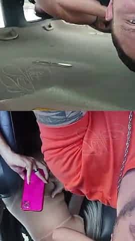 We started having sex in the car and ended up doing it in the living room.