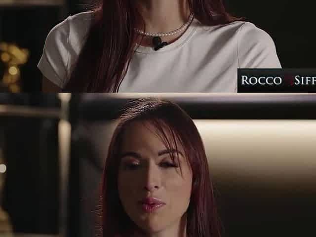 ROCCO SIFFREDI - Lascivious Brunette hair Audrey Reid Takes Each Inch of Monster Penis