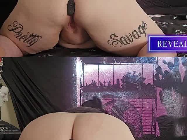 RevealMe -- CURVY big beautiful woman SEXTOY MASTURBATION, VAGINA TO BOOTY & FINGERING FINISH