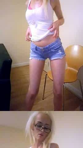 Amateur Blonde Teen Plays Solo with Toy Webcam Porn