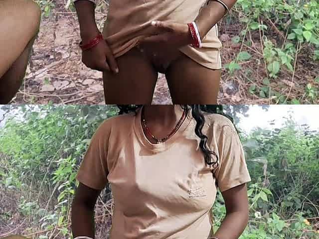 Happened All and T-shirt First Time Sex with Outdoor