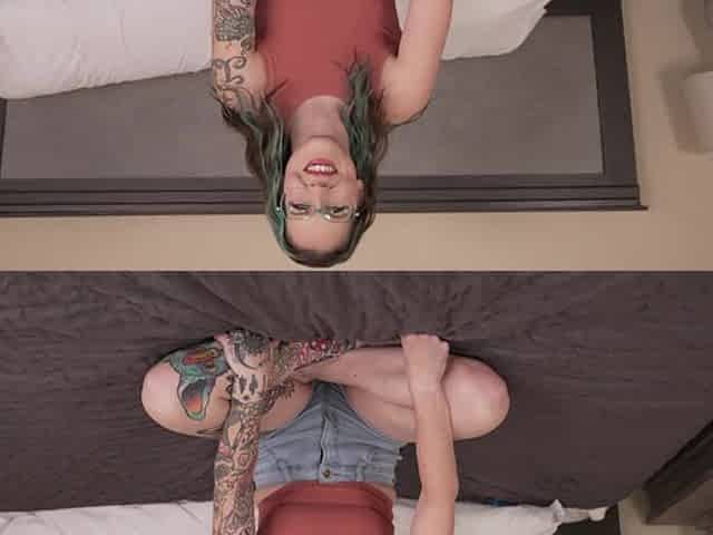 Gal on the casting bed gets railed hardcore
