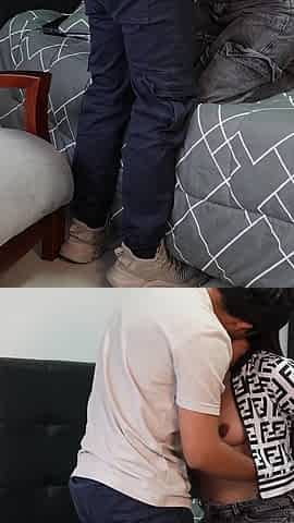 We Were Left Alone for the First Time and Ended up Fucking My Stepbrother
