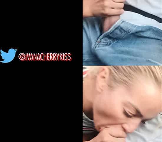 Cherry Kiss trip car blowjob foot fetish and public sex