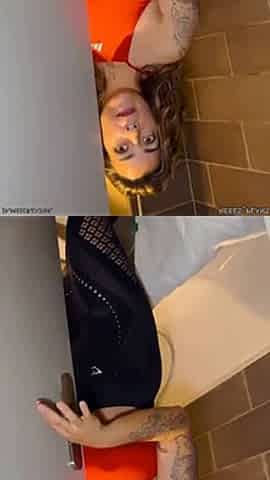 Pretty Blonde French Girl with Big Ass Cheats on Her Boyfriend, Caught Masturbating and by Her Roommate