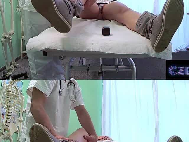 Doctor Gives Czech Bonde Hottie Soaked Pants - CZECH XXX