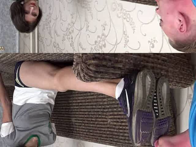 Under sweet dirty feet worship