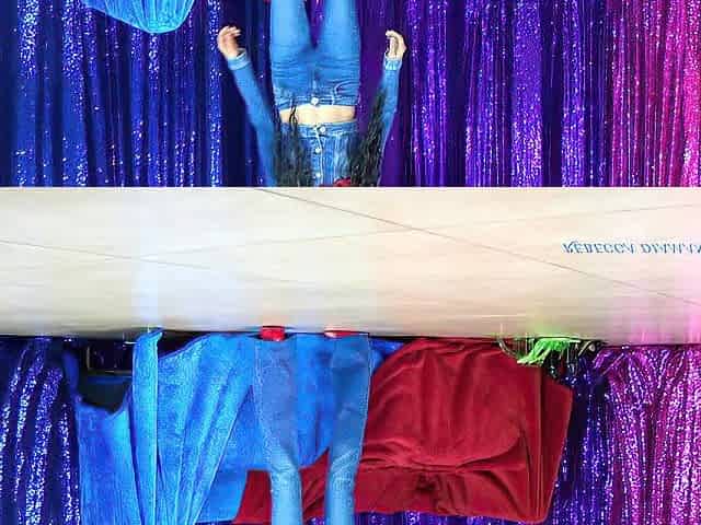 Walking in high heels and jeans ASMR