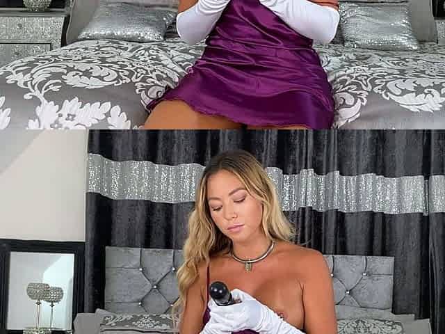 Hot Blonde Babe Solo Masturbation