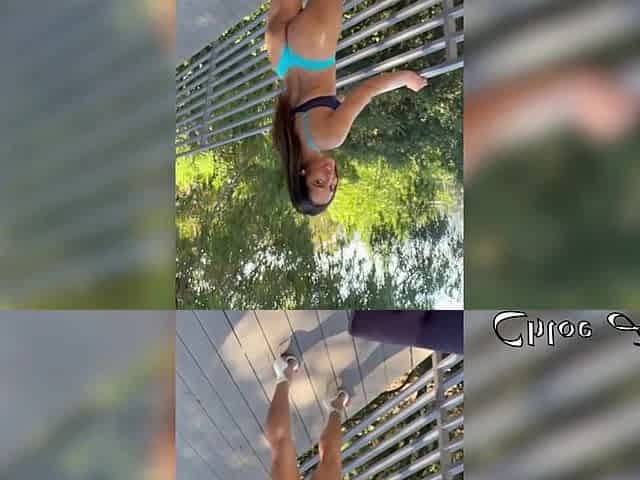 Screwing Troy's BBC on the Balcony and Make Her Booty Clap - Chloe Amour -