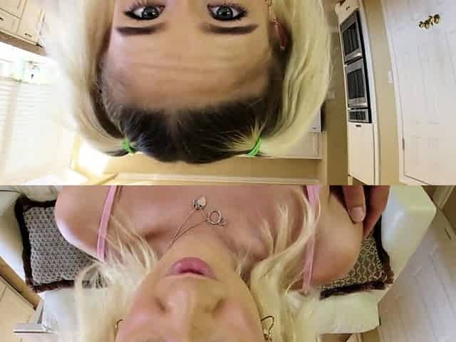 Teen gives great handjob pov style