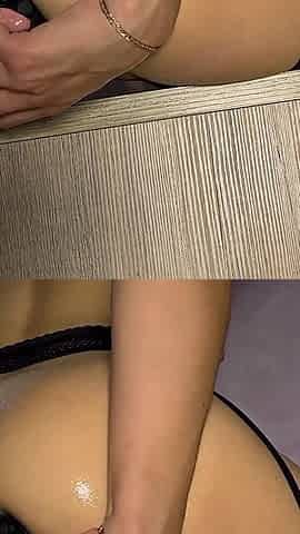 Ripping Her Ass While Sitting on the Nightstand
