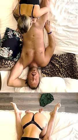 Sexy Cowboy Stepdaddy Creampies Hotwife Lexi Loves Married Pussy in a Hotel Room