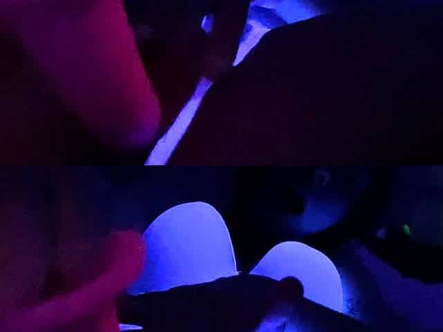 Solo toying her pussy and masturbating