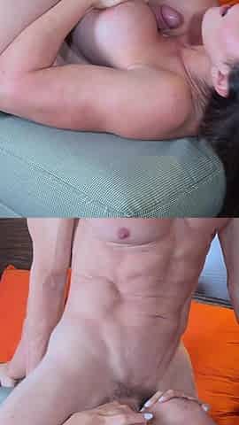 Sexy Fitness Model Gets Big Cock Banging