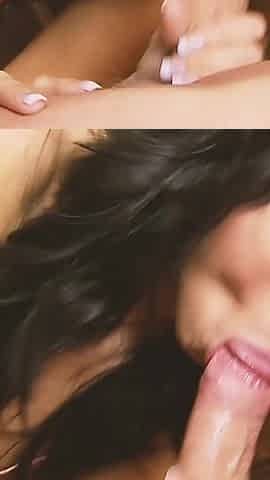 Girls in Lingerie Scene-1_a Voluptuous Brunette in Lingerie Enjoys a Big Cock in Her Pussy and Mouth.