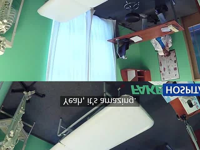 FakeHospital Doctor prank calls his hot nurse with large boobs then bangs her
