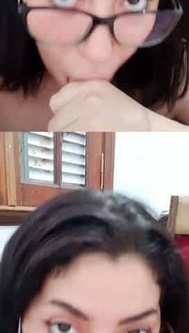 Pov homemade amateur facial cumshot and blowjob