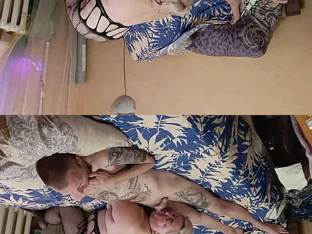 Mother-in-law Empties My Balls of Cum by Giving Blowjob and Swallowing Cum