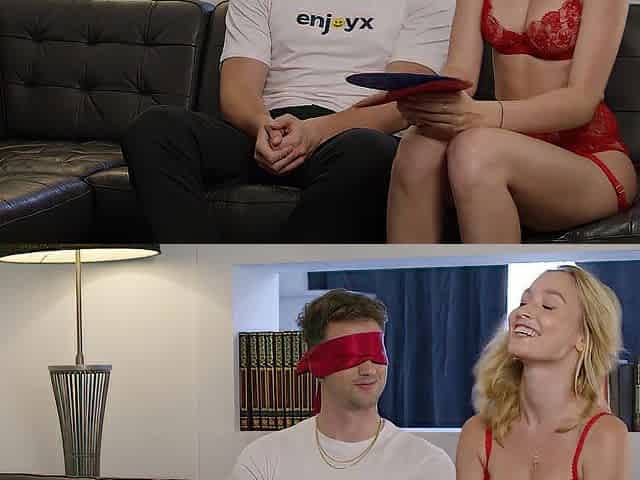 Russian golden-haired Kelly Collins seduces Jimmy Bud, her trimmed vagina is filled with a giant knob