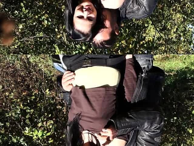 Very cute teen gets fucked hard in public place