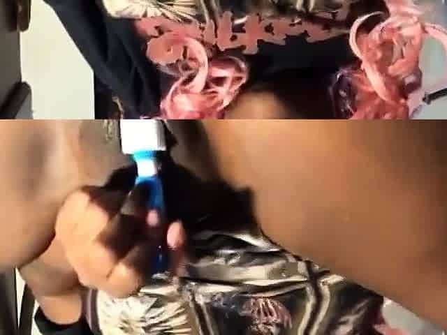 Ebony Amateur Claudia's Loud Orgasm