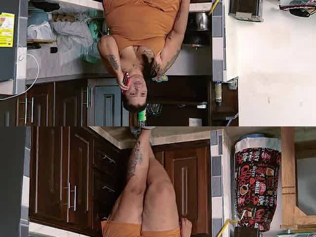 Latin babe pays pizza delivery dude with a screw and fills his cunt with cum