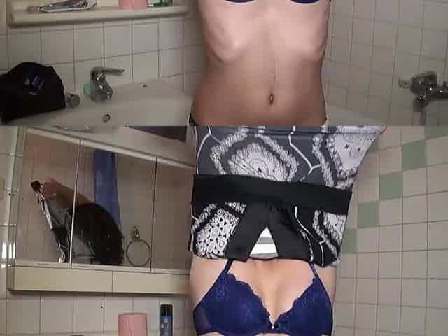 An Amateur Woman Fulfills Her Dream: a Gangbang with Big White Dicks.