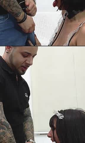 Perverted Casting, Cleaning Lady Withhairy Pussy Gets Fucked by a Monster Cockmonster Cock