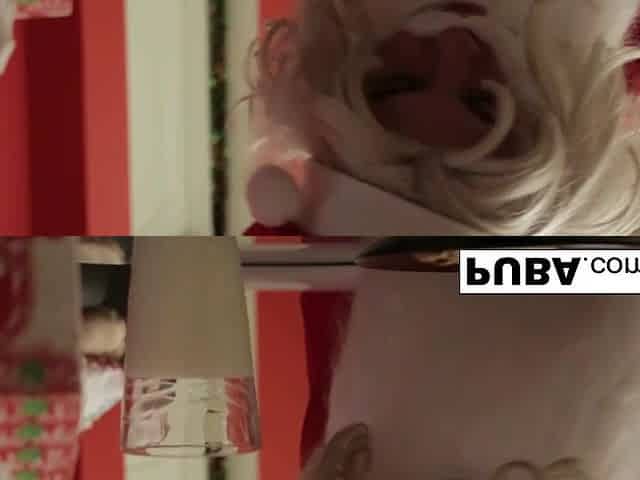 Vanessa letting Santa stuff her constricted moist vagina