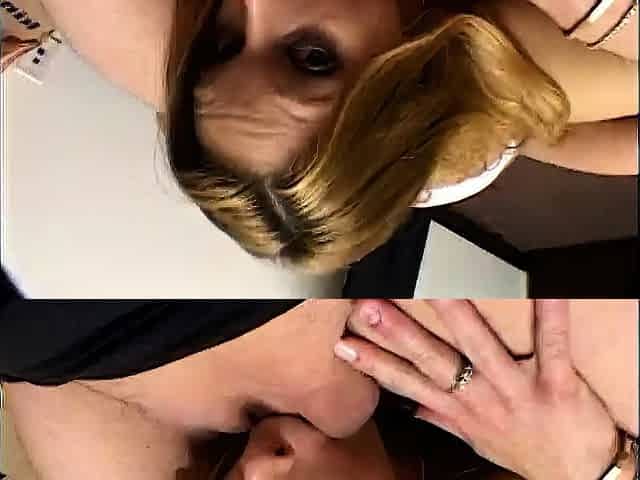 Sexy amateur blonde blowjob amp cumshot HD