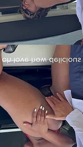 Beautiful Ebony MILF with Big Ass Rides a Huge Dick While Her Husband Is Not Around