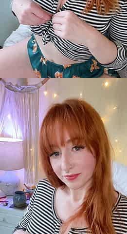 Great Big Boobs On Masturbating Redhead