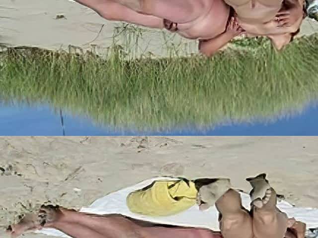 Nude Beach - Rehead Mature Fuck