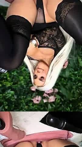 Chubby Amateur Milf Sarah Janes Outdoor Masturbation