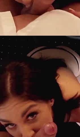 Big ass brunette knows how to fuck hard
