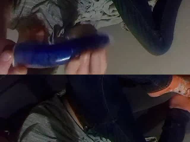 Stuffing My Barenaked Arsehole Coarse Solo With My Thick Fresh Vibe And No Lube; Dry Banged