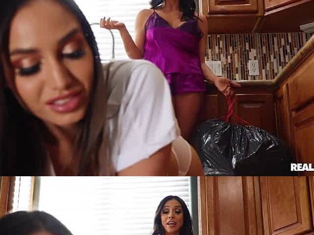 Desiree Dulce's Sensual Cleaning Affair with Latina Passion