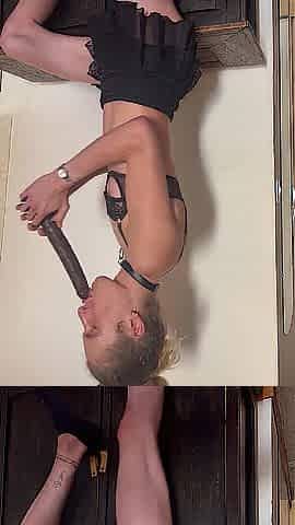 Anal-act of love and at the same time - little playing with her butt and throat