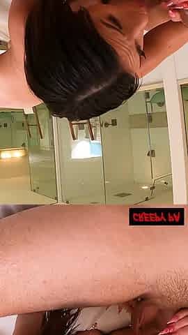 Petite Latin chick Bang Doll Drenched In Oil And Cum