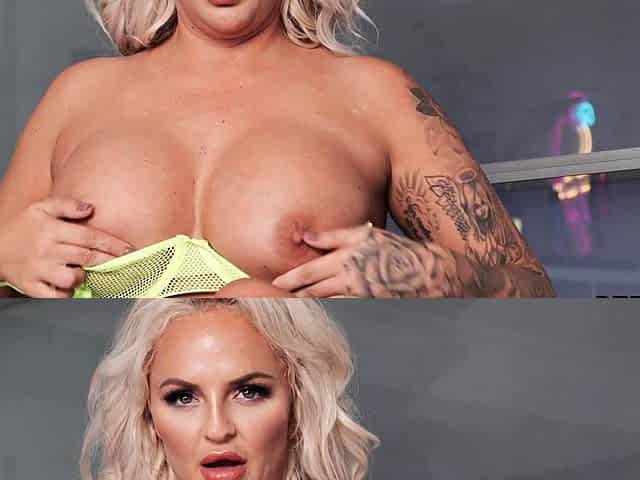 PERVECT Busty blonde Louise Lee gets down and dirty