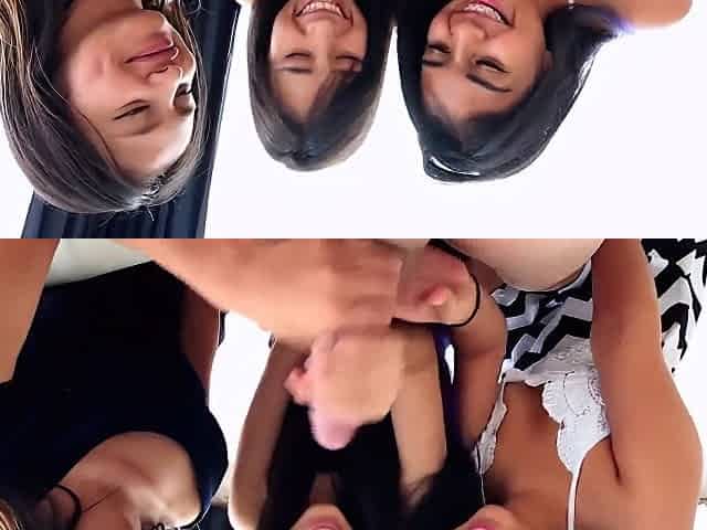 One Lucky Guy And Three Arousing 18yo Latina Teens 18+