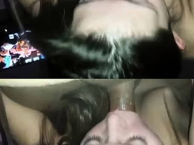 Blonde Amateur College Girl Gives POV Blowjob